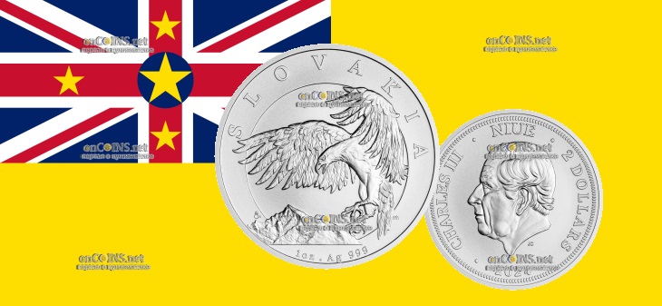 Два доллара Ниуэ – монета 2 доллара Золотой орел