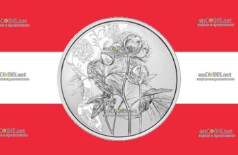 Австрия серебро 10 евро - серебряная монеты 10 евро Пион