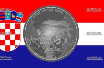 6 евро Хорватии - монета 6 евро остров Сусак