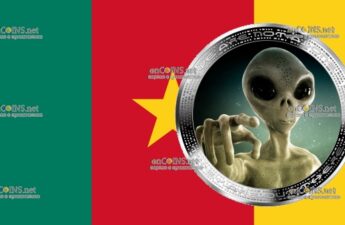 Тысяча франков КФА Камерун - монета 1000 франков КФА ЧУЖОЙ ПОРТРЕТ