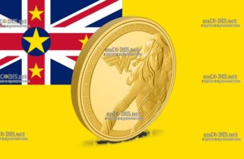 250 долларов Ниуэ - монета 250 долларов Чудо-Женщина
