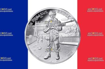 Франция монета 10 евро - 10 евро Pegasus Bridge