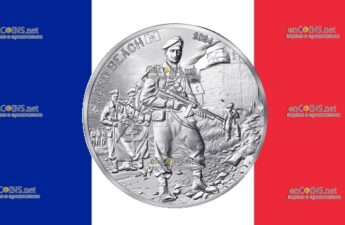 Франция монета десять евро - 10 евро Sword Beach