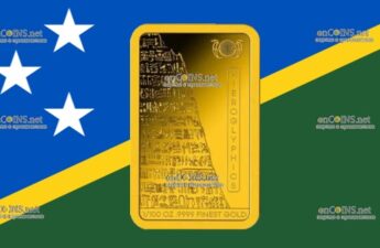 Монеты Соломоновых островов десять долларов - монета 10 долларов Иероглифы