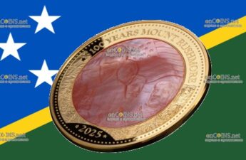 Сто долларов Соломоновых островов - монета 100 долларов Гора Рашмор