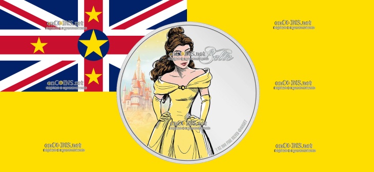 Два доллара Ниуэ – монета 2 доллара Белль