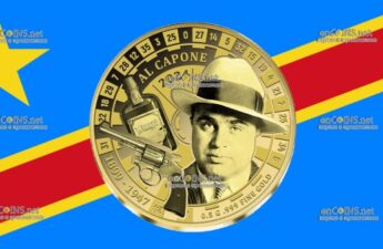 Сто франков Конго - монета 100 франков Аль Капоне