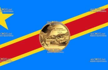 100 франков Конго - монета 100 франков КФА Зухомим