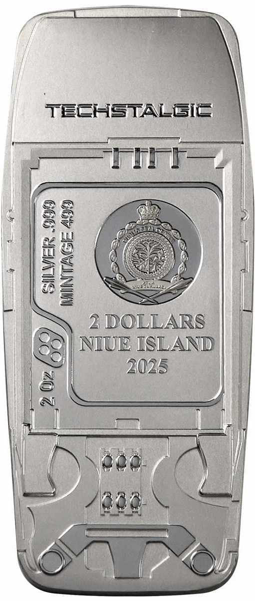 2 доллара Ниуэ – монета 2 доллара Неубиваемый Телефон, аверс