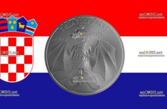 Четыре евро Хорватии – монета 4 евро Дракон Трсата