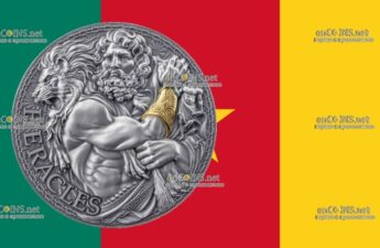 Две тысячи франков КФА Камерун - монета 2000 франков Геракл