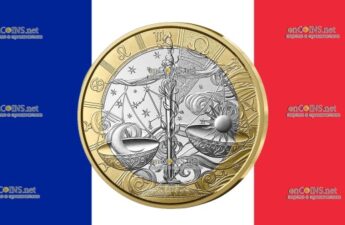 Французские 5 евро - монеты 5 евро Весы