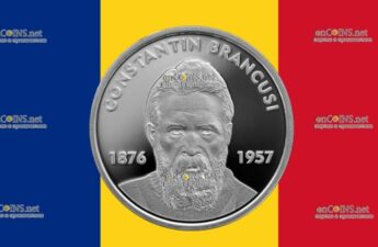 Монета 10 леев Румынии - монета 10 леев Константин Бранкузи