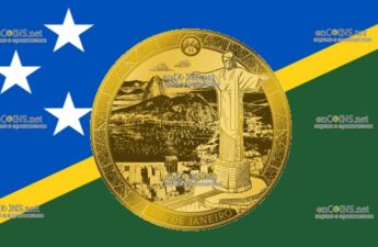 Соломоновы острова 10 долларов - монета 10 долларов Рио-де-Жанейро