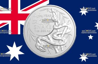1 доллар Австралии - монета 1 доллар Год Змеи