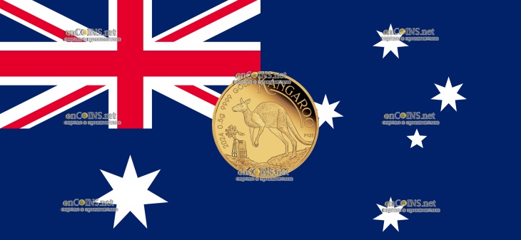 2 доллара Австралии - монета 2 доллара Австралийский Кенгуру