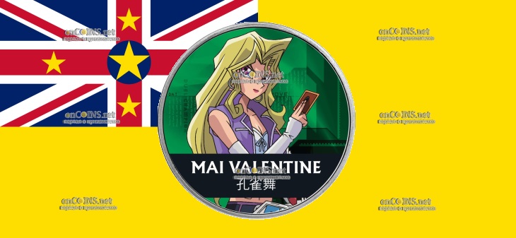 Два бакса Ниуэ – монета 2 доллара Маи Валентайн