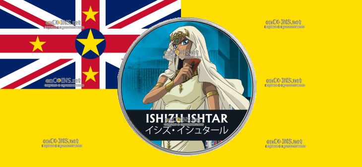 Монета 2 бакса Ниуэ – монета 2 доллара Исидзу Иштар