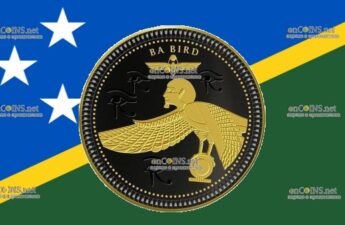 Монета 50 центов Соломоновых островов - монета 50 центов Птица Ба