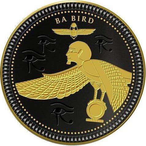 Монета 50 центов Соломоновых островов - монета 50 центов Птица Ба, реверс