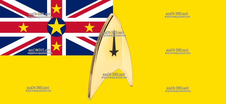 Монета два доллара Ниуэ – монета 2 доллара Знак отличия - Командный