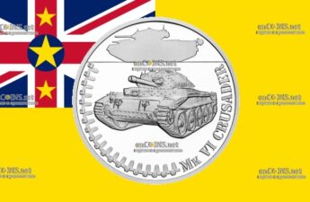 Монета один $ Ниуэ – монета 1 доллар Mk VI Crusader