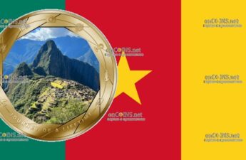 Монета тысяча франков Камерун - монета 1000 франков КФА Мачу-Пикчу