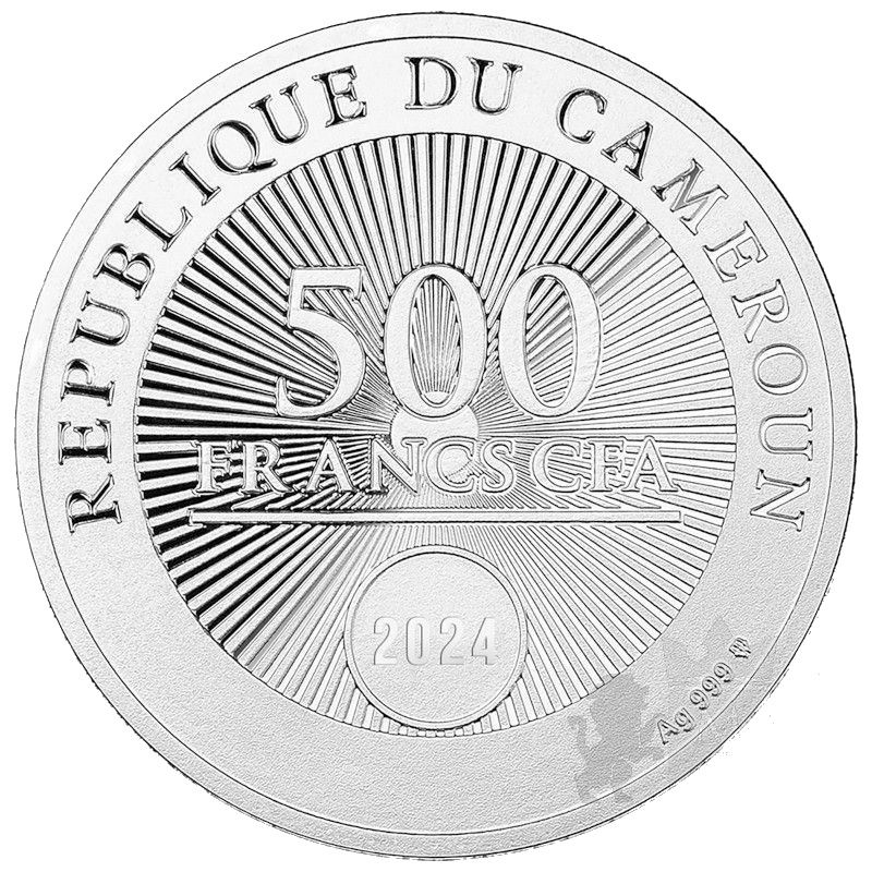 Монеты Камеруна - серию монет 500 франков КФА Яцек Мальчевский, аверс