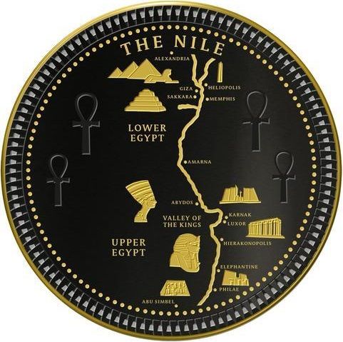 Монеты Соломоновых островов пятьдесят центов - монета 50 центов Нил, реверс