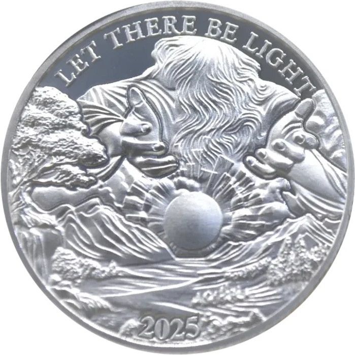 Пол доллара Ниуэ – монета 1 доллар Да будет свет, реверс