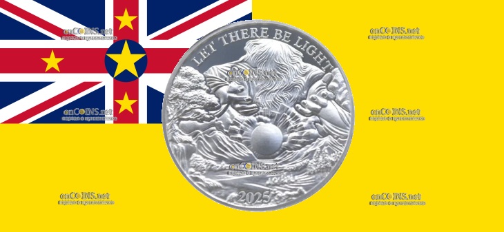 Пол доллара Ниуэ – монета 1 доллар Да будет свет