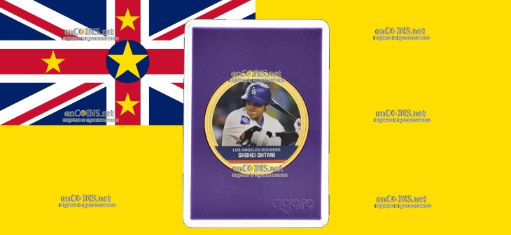 Золотые 2 доллара Ниуэ – монета 2 доллара Сёхэй Отани