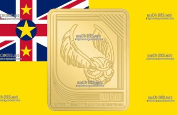 25 долларов Ниуэ - монета 25 долларов Золотой снитч