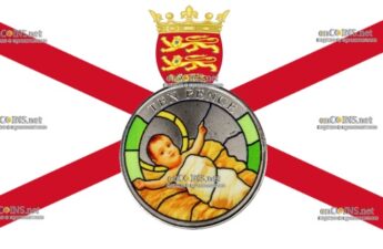 Десять пенсов Гибралтара - монета 10 пенсов Младенец Иисус