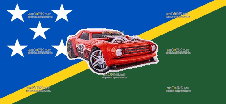 Два бакса Соломоновых островов - монета 2 доллара Night Shifter