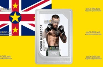 Два доллара Ниуэ – монета 2 доллара Конор Энтони Макгрегор