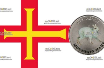 Монета 10 пенсов Остров Гернси - монета 10 пенсов Заяц