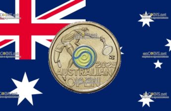Монета 2 доллара Австралии - монета 2 доллара Мужской турнир Australian Open (Fluoro)