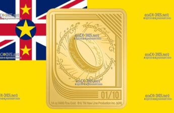 Монета 25 долларов Ниуэ - монета 25 долларов Кольцо Всевластия