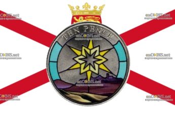 Монеты Гибралтара 10 пенсов - монета 10 пенсов Вифлеемская звезда