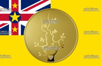 Восемь долларов Ниуэ - монета 8 долларов Дерево Чувств