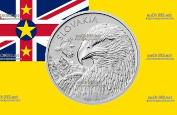 2 доллара Ниуэ – монета 2 доллара Орел Словакии