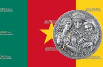 Камерун 1000 франков КФА - монета 1000 франков Сестры Мойры