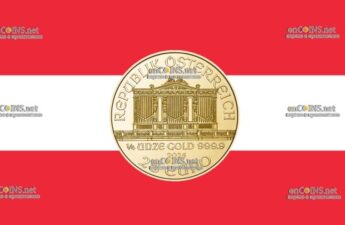 Австрия золотые 25 евро - монеты 25 евро Венская филармония