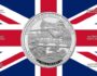 Два фунта Великобритании - монета 2 фунта Битва за независимость