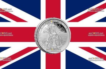 Серебряные 20 пенсов Британии - монета 20 пенсов Британия
