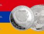Серебряные 5000 драмов - монета 5000 драмов Ноев Ковчег