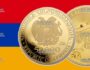 Золотые 50000 драмов - монета 50000 драмов Ноев Ковчег