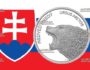 3,33 евро Словакии - монета 3,33 евро Бурый Медведь