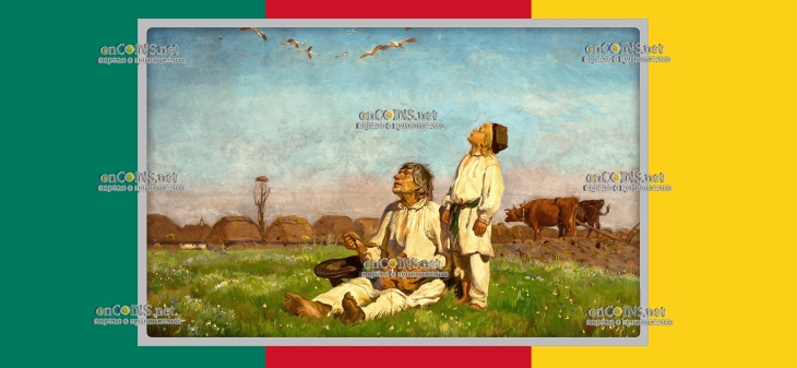 Монета 500 франков КФА Камеруна - монета 500 франков КФА Аисты